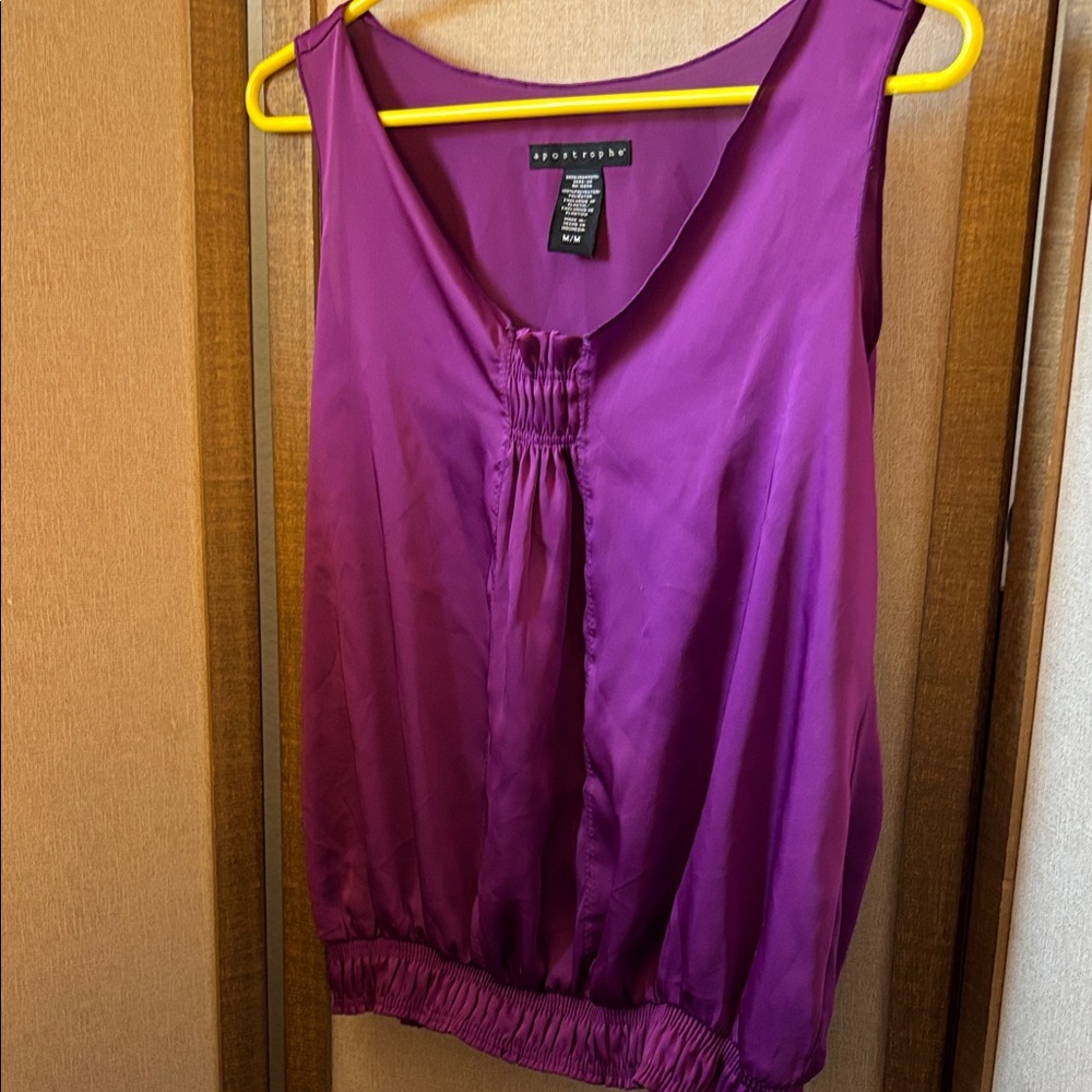 FINAL MARKDOWN APOSTROPHE Vibrant Gathered Blouse medium